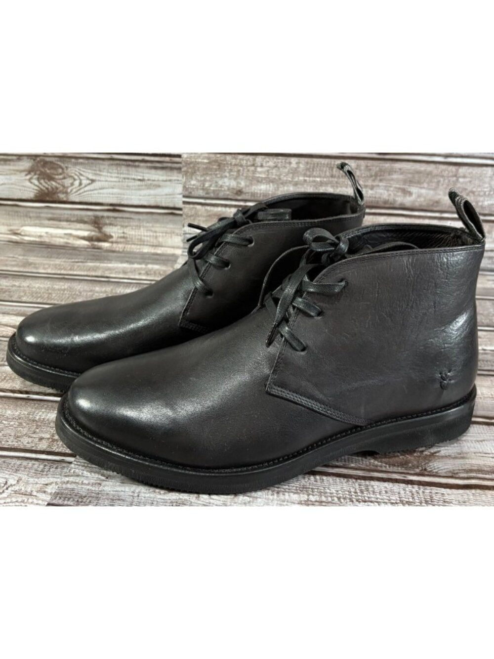 John Varvatos Varick Lace Up Chukka Boots sz 11 c: dark grey handmade Portugal